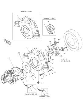 China 2401-9286 MAIN PUMP Doosan parts for sale