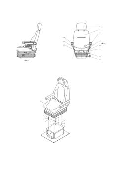 China 110946-00021 SEAT;CABIN Doosan parts for sale