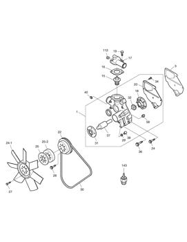 China 897211-2090 THERMOSTAT Doosan parts for sale