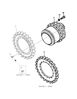 China 2108-1028C SPROCKET Doosan parts for sale