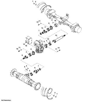 China 0051324754 Washer Deere parts 1512E, 1850 for sale