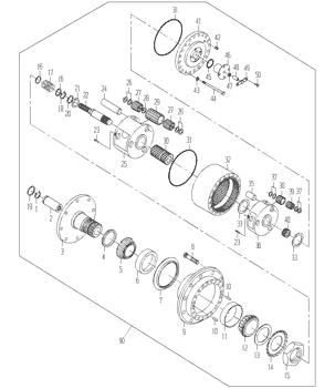 China 0150020598 Snap Ring Deere parts 2254 for sale