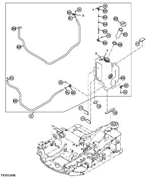 China 4392516 Isolator Deere parts 35D, 27D, 50G, 17D, 17ZTS, 50ZTS for sale