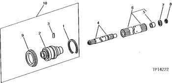 China R43374 Thrust Washer Deere parts 743, 540B, 740, 670A, 740A, 770, 760A, 670, 670B, 770A, 540E, 540G, 640, 743A, 770B, 540D, 640D for sale