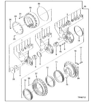 China 0411612 Thrust Washer Deere parts 590D for sale