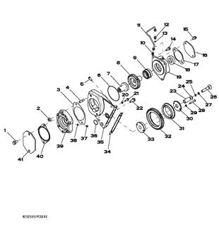 China R520295 HOUSING Deere parts 1910E, 959K, 1470E, 909K, 903KH, 1270E, 744K, 1400, 724K, YZ19314, 909KH, 350DLC, 380GLC, YZ19550, 3754D, 953K, 903K, 350GLC for sale