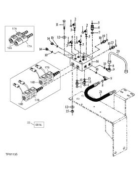 China AT182673 Electrical Coil Deere parts 535, 653G, 643D, 653E for sale