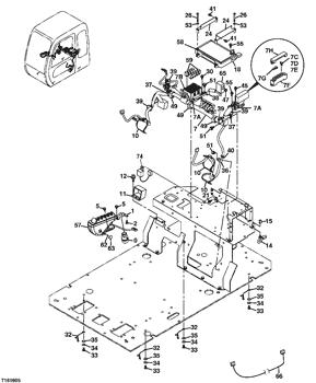 China 4431090 Electrical Connector Assy Deere parts 200CLC, 2054, 370C, 600C, 800C, 2554, 450CLC, 230CLC, 270CLC, 160C, 120C, 3554 for sale