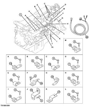 China 4715201 Electrical Connector Assy Deere parts 850DLC, 450DLC, 650DLC for sale