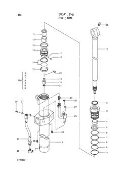 China 0714804 ELBOW Hitachi parts EX55UR-3, EX60-5(LC), EX60BUN-5, EX70LCK-5, EX75UR-5, EX75US-5, EX80U, ZX55UR, ZX70, ZX75US, ZX80LCK, ZX80SB-HCME for sale