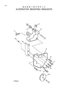 China R132166 BRACKET Hitachi parts DX75M-D, LX120-5 for sale