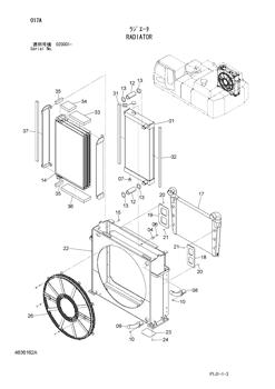 China 4655020 COOLER Hitachi parts PZX450-HCME, ZR260HC, ZX450-3, ZX450-3F, ZX470H-3, ZX470H-3-HCMC, ZX470H-3F, ZX470R-3, ZX470R-3F, ZX500LC-3, ZX500LC-3F, ZX520LCH-3, ZX520LCH-3F, ZX520LCR-3, ZX520LCR-3F for sale