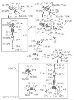 China 1217002482 COOLER ASM; OIL Hitachi parts CG45, LX80 for sale