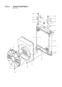 China 26762-17091 COOLER,OIL Hitachi parts LX160-7 for sale