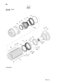 China 0006555 COUPLING Hitachi parts EH4000AC2 for sale