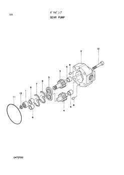 China 0473701 COUPLING Hitachi parts EX35, ZX60-HCMC, ZX70, ZX70-HHE, ZX75UR, ZX75URT, ZX75US, ZX75US-A, ZX75UST, ZX80LCK, ZX80SB-HCME, ZX85US-HCME for sale