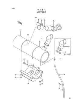 China 4402995 MUFFLER Hitachi parts EX400-5, EX450H-5 for sale