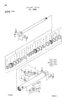 China 0948105 SPACER Hitachi parts ZX22U-2, ZX27U-2, ZX27UNA-2, ZX30U-2, ZX30UR-2, ZX30UR-3, ZX35U-2, ZX35U-3, ZX40UR-2, ZX40UR-2D, ZX55UR-2, ZX55UR-2D for sale