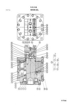 China 0166649 SPACER Hitachi parts UH071, UH081 for sale