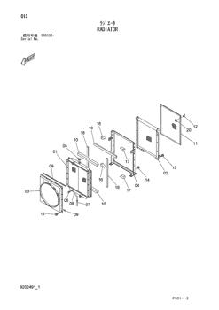 China 4466040 CORE;RADIATOR Hitachi parts FV30, ZX450, ZX450H, ZX450H-HHE, ZX460LCH-AMS, ZX460LCH-HCME, ZX470-5G, ZX470H-5G, ZX470LC-5G, ZX470LCH-5G, ZX470LCR-5G, ZX470R-5G, ZX480MT, ZX480MTH, ZX500LC, ZX500LCH for sale