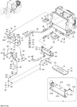 China 263J2-17301 CORE Hitachi parts ZW310, ZW310-A, ZW310-HCMF for sale