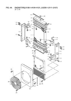 China 26792-17071 CORE ASSY Hitachi parts LX190-7, LX230-7 for sale