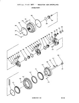 China 24100U1442R100 REPAIR KIT Kobelco parts SK300-2, SK300LC-2, SK300, SK300LC for sale