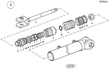 China 1991526 SEAL KIT Kobelco parts WLK25 for sale