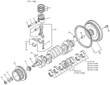 China 132651371 BOLT,CONNECTING ROD, Start Serial: 26475- Kobelco parts for sale