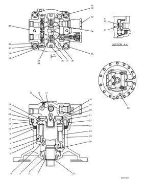 China YF15V00004F1 HYDRAULIC MOTOR Kobelco parts SK235SR-2, SK235SRLC-2, SK235SR-1E for sale