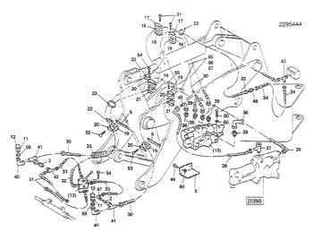 China 2295444 HYDRAULIC SYSTEM Kobelco parts WLK15 for sale