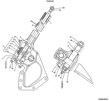 China 2401U2S16 COVER ASSY Kobelco parts LK600 for sale