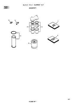 China 24046R42F1 ELEMENT KIT Kobelco parts SK300, SK300LC for sale