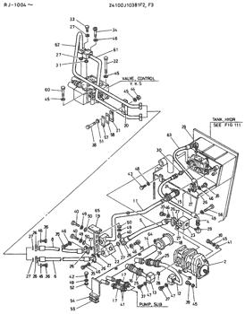 China 24100J10381F2 HYD LINES, MAIN, Serial Range: RJ.1004-RJ.1052 Kobelco parts LK850 for sale