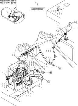 China YN13E01444P3 HARNESS Kobelco parts 200-8, SK210DLC-8, SK210D-8, SK210LC-8 for sale