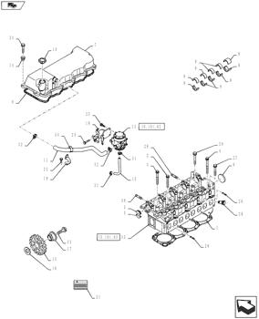 China VH11115E0150 CYLINDER HEAD GASKET Kobelco parts 230SR-3, 260SR-3 for sale