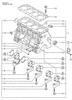 China VV12940701340 CYLINDER HEAD GASKET Kobelco parts SK45SR-2, 50SR, 27SR-5, SD40SR, SK55SRX, SK40SR, 50SR-5, 50SR-3, SK45SR for sale