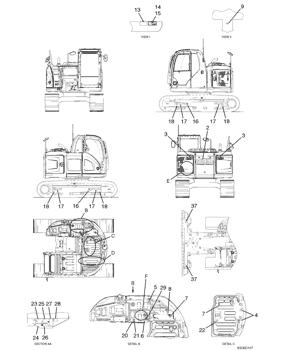 China PY20T01069P1 LABEL Kobelco parts SK135SR, SK15SR, SK135SR-1E, SK17SR-3, SK135SRL, SK200SR, SK135SRL-1E, SK200SR-1S, SK135SRLC, SK200SRLC, SK200SRLC-1S, SK135SRLC-1E, SK25SR, SK140SRLC, SK25SR-2, SK27SR-3 PV10, SK40SR, SK45SR, SK45SR-... for sale