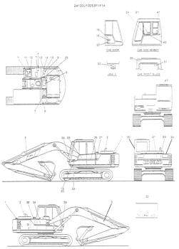 China 24100J10053F14 LABEL Kobelco parts K904, K904L for sale