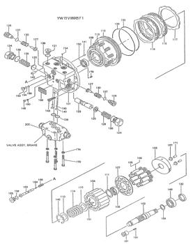 China YW15V00005S102 SHAFT Kobelco parts SK135SR, SK135SRLC-1E, SK120, SK115SRDZ-1E, SK135SR-1E, SK115SRDZ, SK135SRL, SK135SRL-1E, SK135SRLC, SK120LC for sale