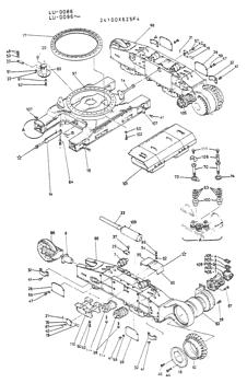 China 24100J1848F7 ROLLER ASSY P.205-01 Kobelco parts K935 for sale