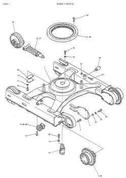 China 24100N2301F4 ROLLER ASSY ROLLER ASSY,P. 2 0 6-01 \u2014(36), Start Serial: LE4667~ for sale