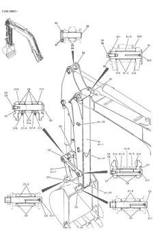 China PH12B01148F1 LINK CONROD Kobelco parts 50SR, SK55SRX, 50SR-5, 50SR-3 for sale