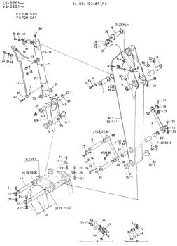 China 2406N1423D2 LINK CONROD Kobelco parts SK400, K916, SK400LC, K916LC, MD450BLC, SK16-N2, SK16LC-N2 for sale