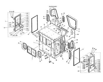 China 2427N1374 GLASS Kobelco parts LK300A, LK500 for sale