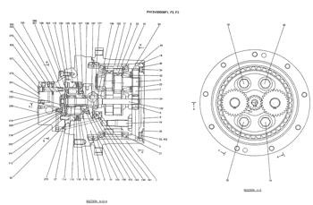 China PH15V00009S021 BALL BEARING Kobelco parts SK45SR-2, SD40SR, SK40SR for sale