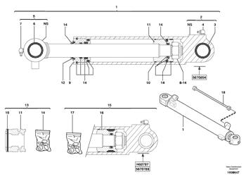 China PJ5950145 Sealing Volvo.Heavy parts EC20, EC20B for sale