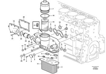 China VOE20459212 Gasket Volvo.Heavy parts EC135B, EC140B, EC160B, EC180B, EC210B, EW145B for sale