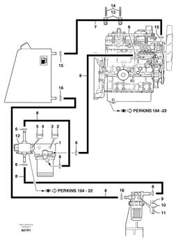 China PJ5350058 Fuel pump Volvo.Heavy parts EC50, EC50VV, EW50, EW50VV for sale