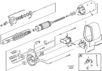 China VOE20459062 Starter motor Volvo.Heavy parts G700B MODELS, G900 MODELS, L110E, L120E, L60E, L70E, L90E for sale